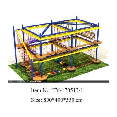 Kids Indoor Ropes Climbing Frameset for Mall (TY-170513-1)