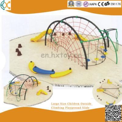 Large Size Children Outside Climbing Playground Slide