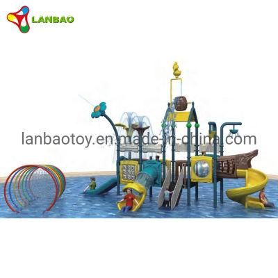 Colorful Outdoor Kids Custom Plastic Playground Equipment Water Slides Park