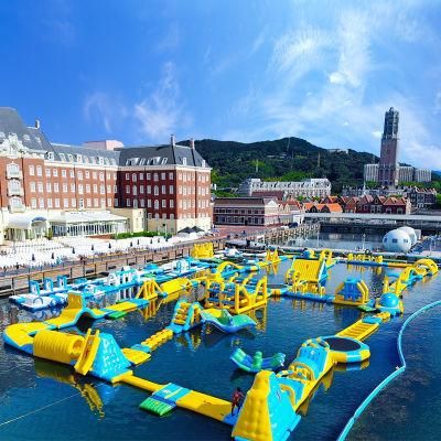 Floating Inflatable Sea Water Park Commercial Use Aqua Park Custom Water Sport