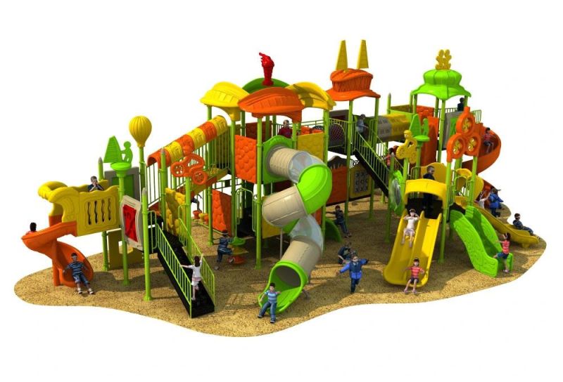 Sports Series Outdoor Big Playground Equipment Kids Climbing Slide