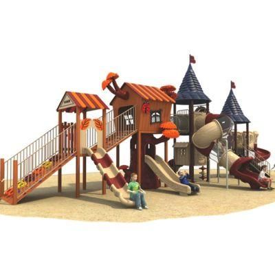 New Scenic Children Outdoor Playground Equipment Park Community Slide Climbing