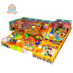 Pink Indoor Kids Playground Equipment Children Commercial Indoor Playground