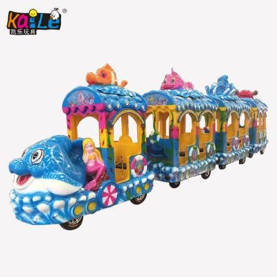 Amusement Shopping Mall Kids Electric Ride Indoor Outdoor Tourist Trackless Train
