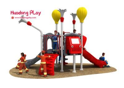 Kids Outdoor Fire Theme Playground Small Slide for Sale