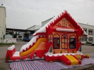 New Arrival Inflatable Christmas Slide Bouncer Castle/Inflatable Santa Claus Playground/Inflatable Bouncer Jumping Slide