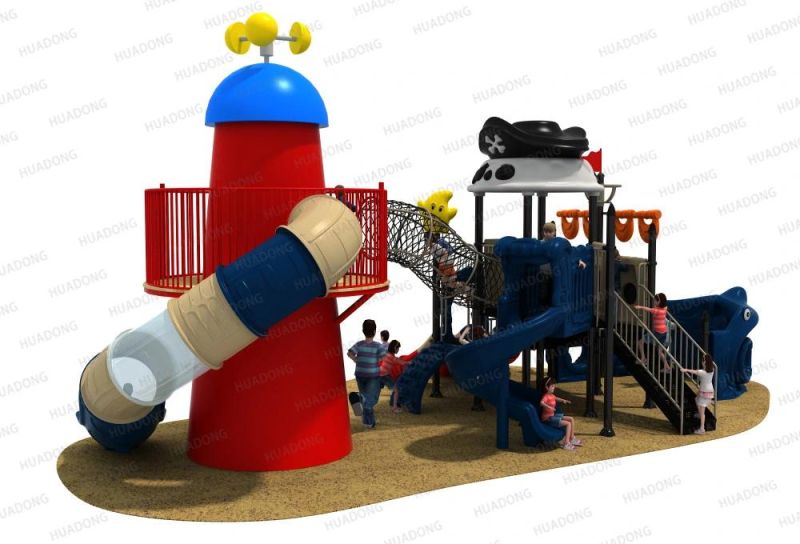 Pirates Ship Series New Design Outdoor Playgorund Plastic Slide