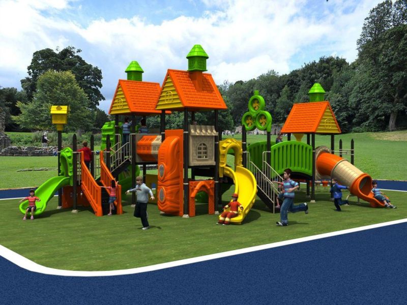 Preschool Type and Plastic Playground Outdoor Amusement Park for Villa Series