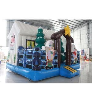 Santa Reindeer Inflatable Slide for Sale Christmas Inflatable Bouncer