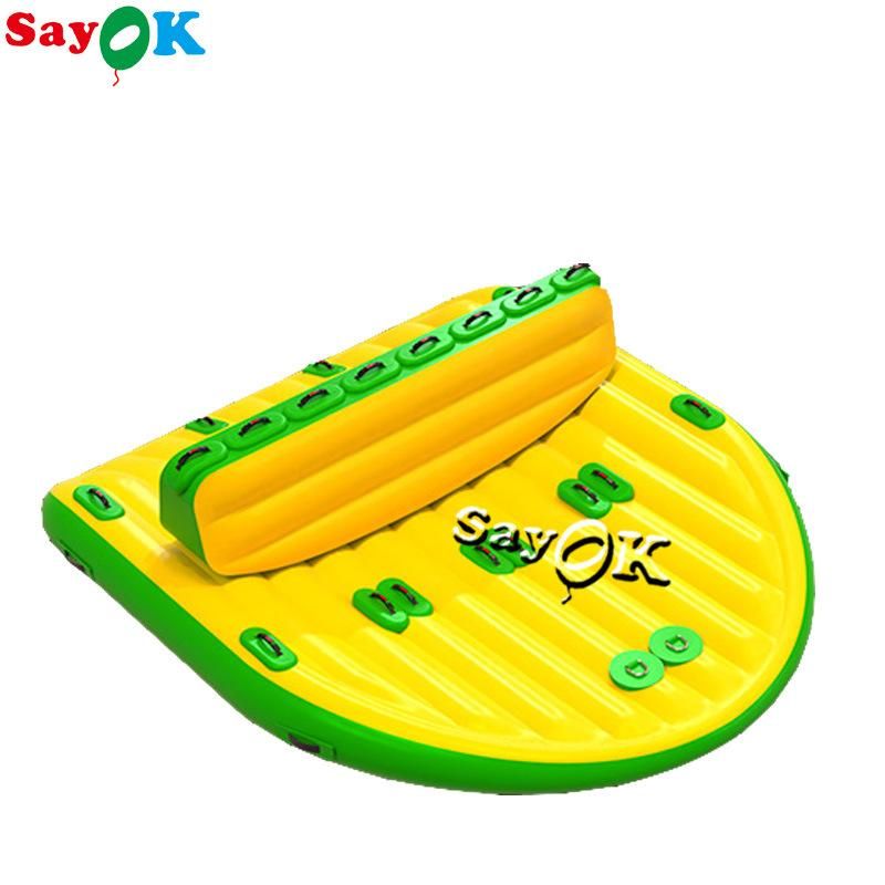 Factory Price Triangle Water Ski Boat PVC 4 Person Water Inflatable Flying Tugboat
