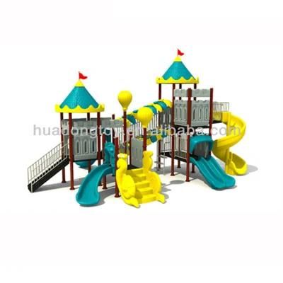 Huadong Plastic Kids Outdoor Play Castle Playground Slides