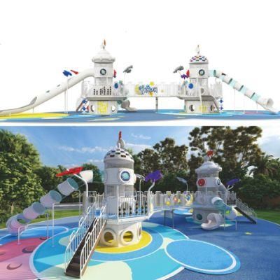 Outdoor Park Kids Playground Equipment Space Series Climbing Slide Yq39