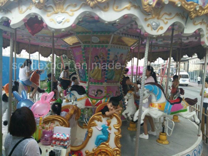Commercial Amusement Outdoor Kids Electric Merry Go Round Carousel