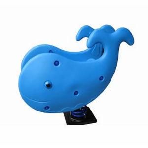 Children Playground Whale Sring Rocker