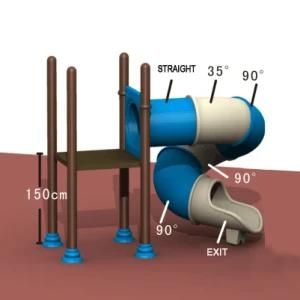 Turbo Tube Slide for 150cm Platform