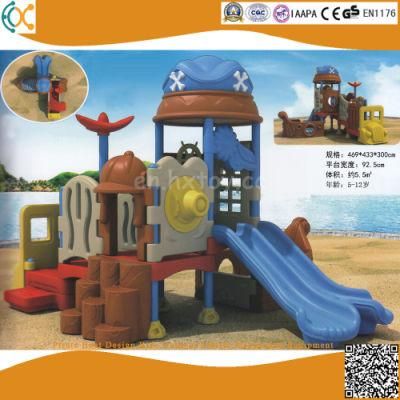 Pirate Boat Design Kids Outdoor Plastic Playground Equipment