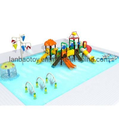 Kindergarten Playground Plastic Water Park Equipment Playground Outdoor