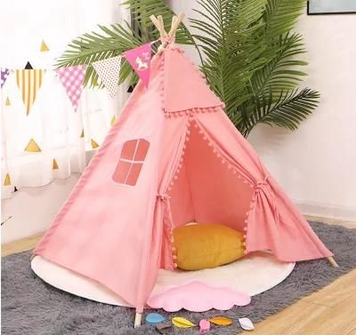 Portable Teepee Play House Kids Playhouse Sleeping Dome Children Tent with Carry Bag for Indoor