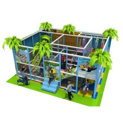 New Design Custom Plastic Slide Jungle Indoor Playground Set Spring Rocking Horse