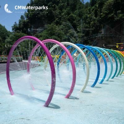 Wholesale Kids Gaming Rainbow Sprinkler Water Splash Pad for Water Square Zone