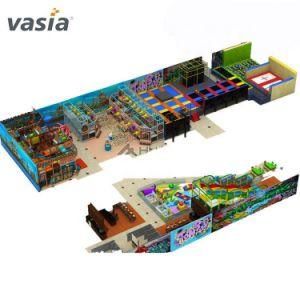 2019 Vasia Newest Design Children Commercial Indoor Playground Equipment Prices with Kids Trampoline Park Indoor