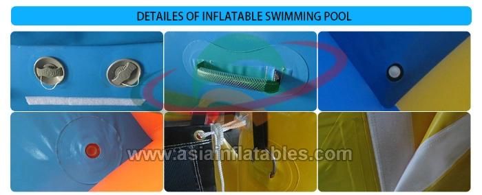 Inflatable Swimming Pool with Arch for Outdoor Advertising