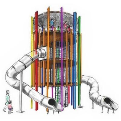 Non-Standard Customized Outdoor Children&prime;s Playground Equipment Kids Amusement Park