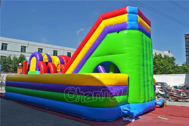 Colorful Commercial Inflatable Obstacle Course Game for Kids Chob357