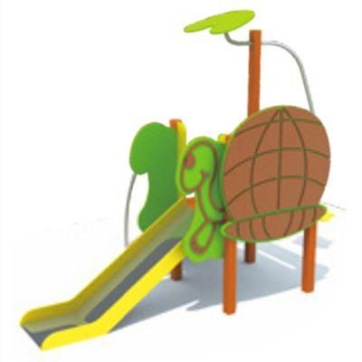 Kids Outdoor Playground Equipment Stainless Steel Slide Turtle Shape QS102