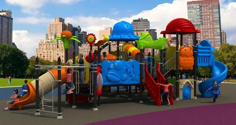 Animal Series Children Playground Slide Equipment
