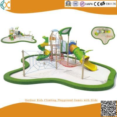 Outdoor Kids Climbing Playground Games with Slide