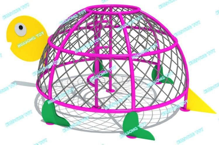 Turtle Shape Climbing Rope Net Fitness Playground for Park