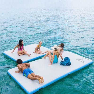 High Quality Inflatable Floating Dock Swimming Platform Inflatable Floating Platform