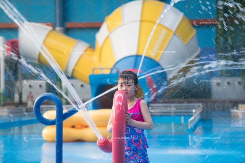 Customized Fiberglass Water Slide Linghai Jiuhua Spring Hotel Water Park