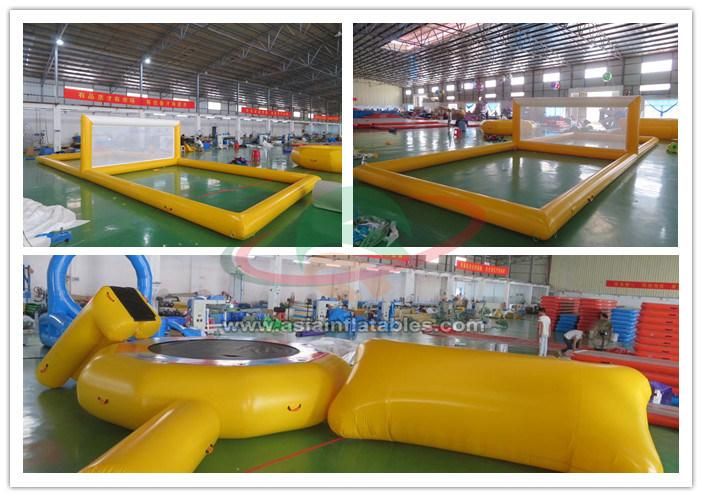 Inflatable Floating Volleyball Court, Inflatable Volleyball Pitch, Inflatable Field