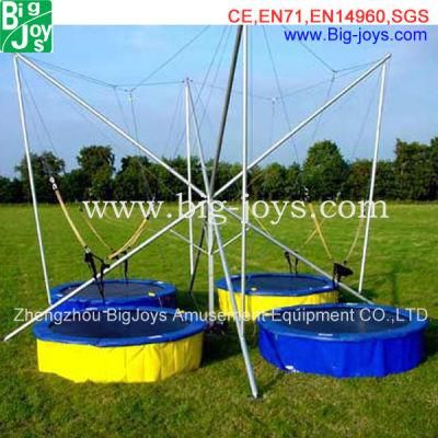 Outdoor Park Bungee Jumping Equipment for Sale/4 in 1 Bungee Trampoline for Kids and Adults (DJBTR31)