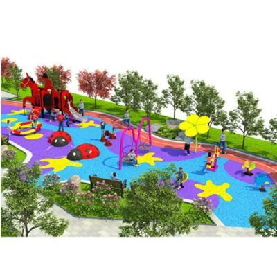 2018 New Design Children Outdoor Landscape Theme Playground