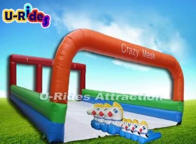 Inflatable Horse Derby Racing Inflatable Racing Game Race Track with pony