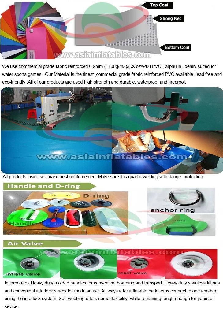 PVC Tarpaulin Colorful Inflatable Water Toys, Inflatable Floating Seesaw for Kids