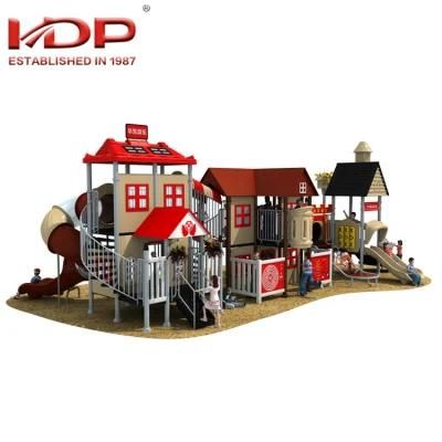 Large Children Outdoor Playground Slides Village Castle Play Toy Amusement Park