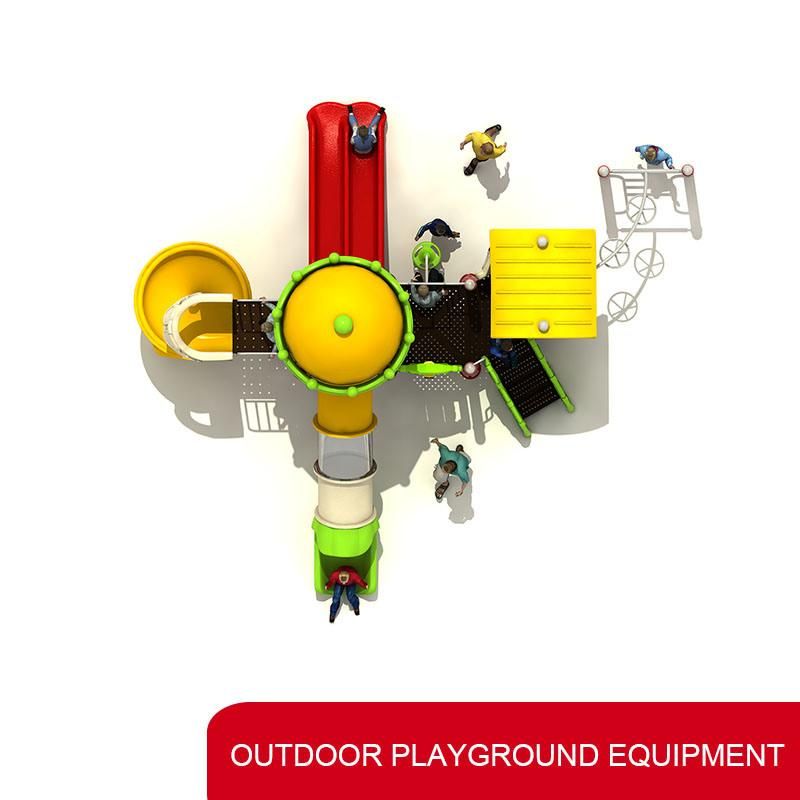 2022 Factory Price Plastic Combination Slide Kids Outdoor Playground Equipment