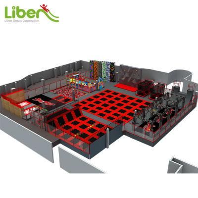 China Manufacturer Indoor Trampoline Park Prices Big Sports Indoor Ninja Warrior