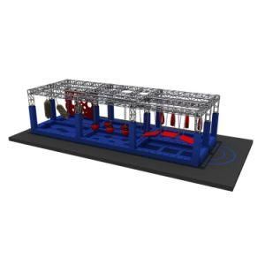 Adventure Play Equipment Ninja Warrior Course Training Game Playground
