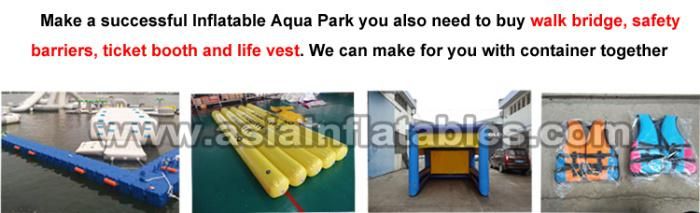 Floating Commercial Water Games Inflatable Amusement Park Toys