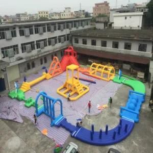 Inflatable Sea Water Park Equipment Floating Playground Aqua Theme Park