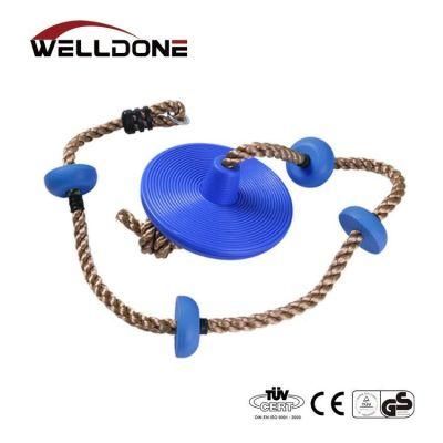 Outdoor Playground Children Hanging Tree Climbing Disc Rope Swing