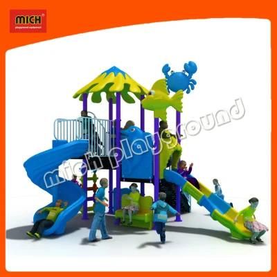 Popular Outdoor Plastic Slide Playground