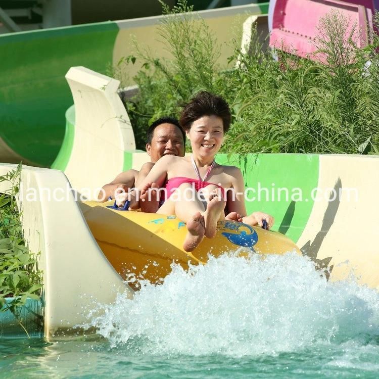 Custom Theme Park Fiberglass Water Slide with Factory Price
