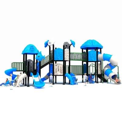 Spot Kids Outdoor Playground Plastic Slide Climbing Amusement Park Equipment