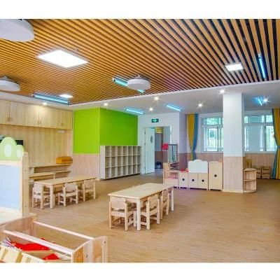 Cowboy Kindergarten Nursery Daycare Classroom Kids Wooden Furniture Table and Chair Set